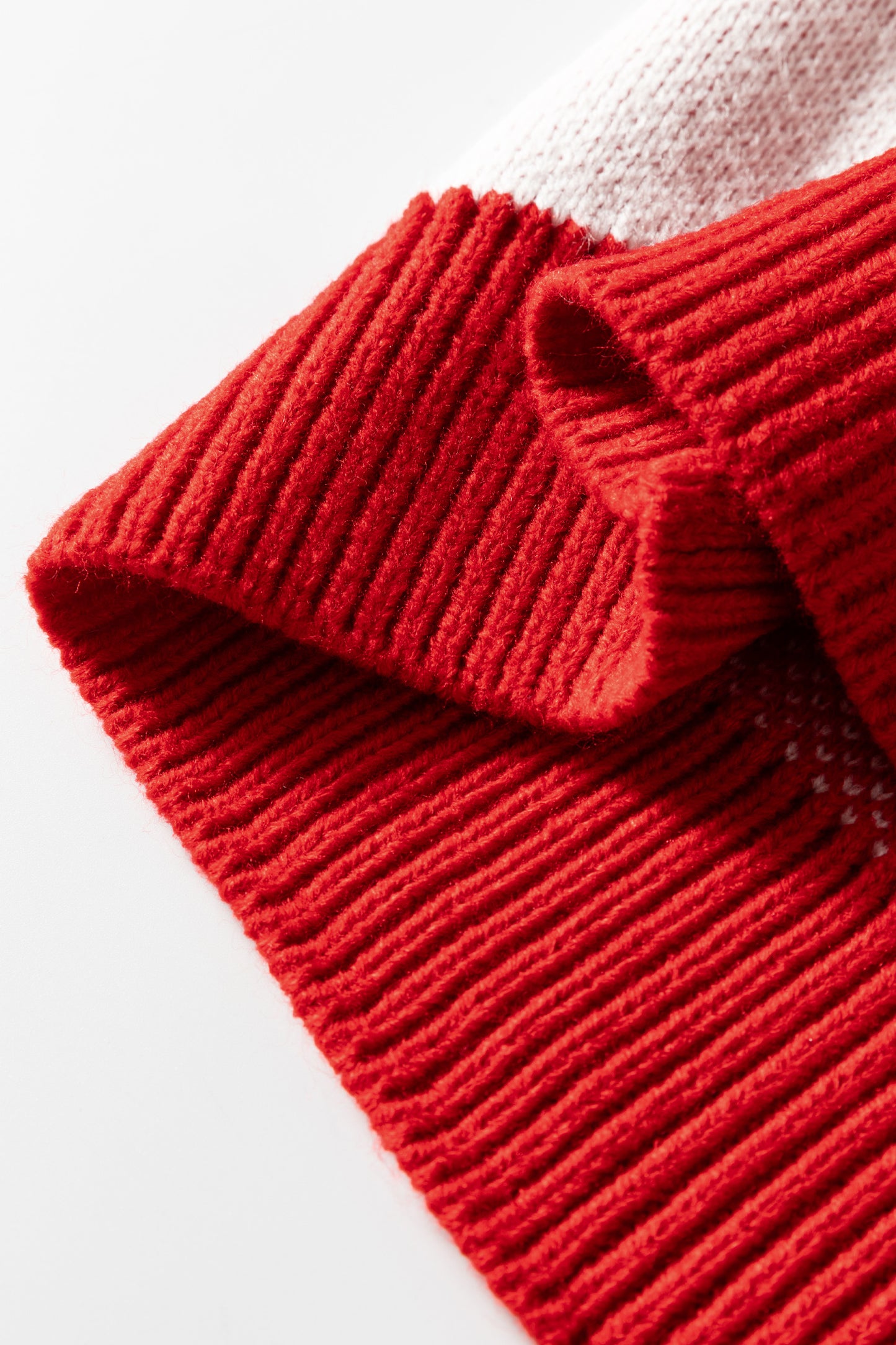 Pink Checkered Bishop Sleeve Sweater