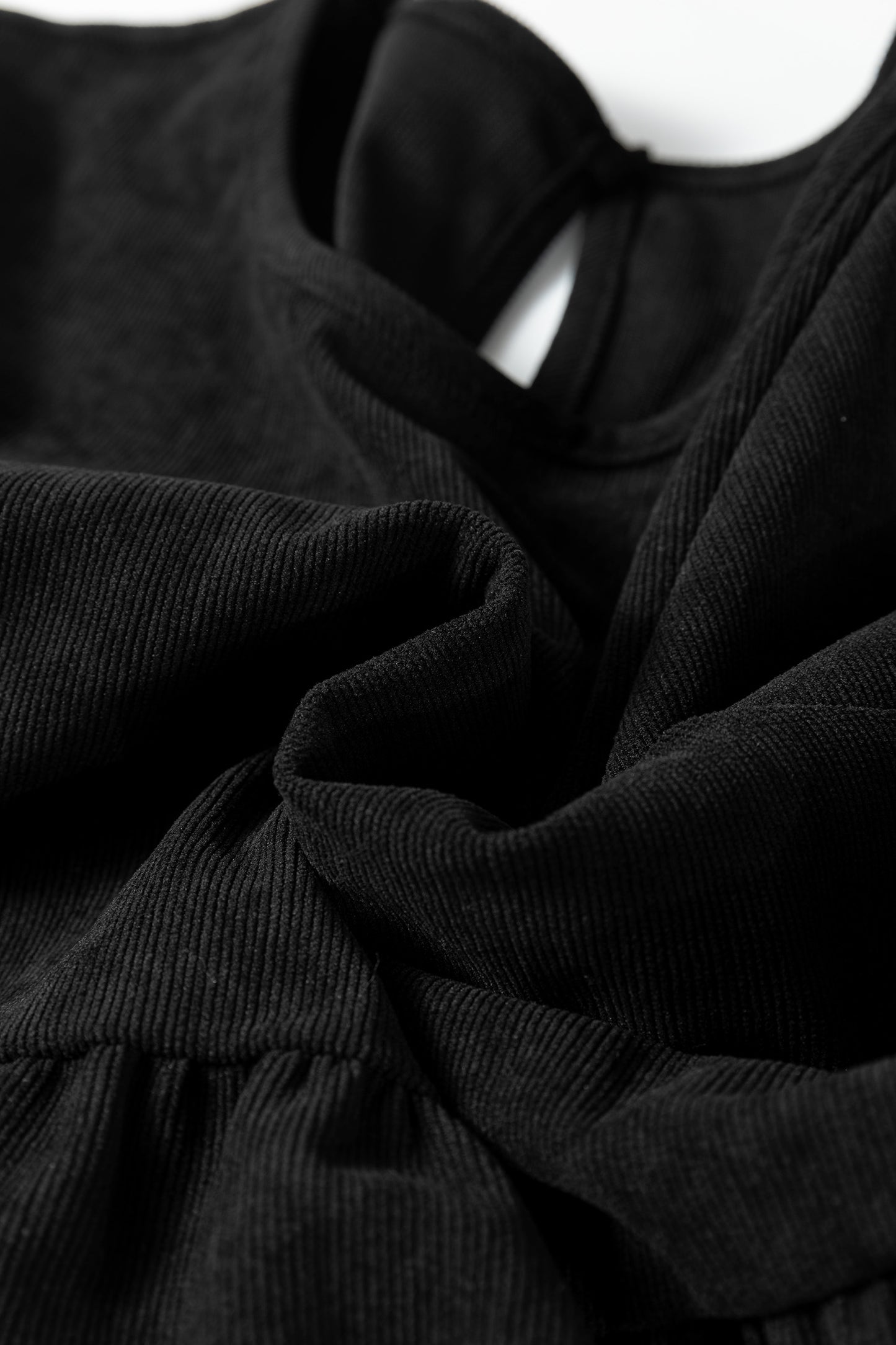 Dark Brown Lantern Sleeve Tiered Mini Dress